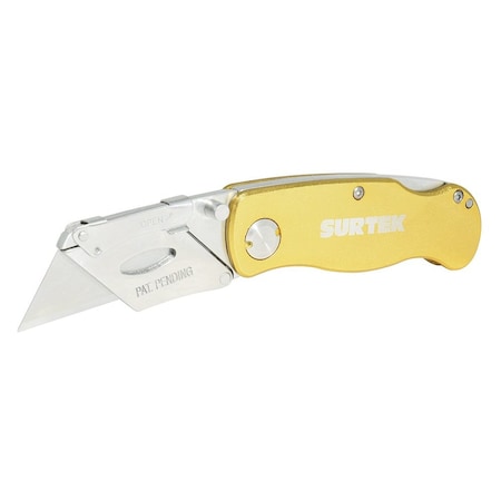 Surtek Metallic Folding Utility Knife NF11